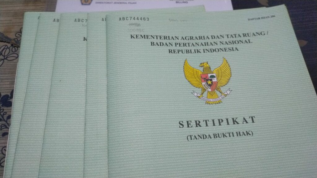 sertifikat shm kavling